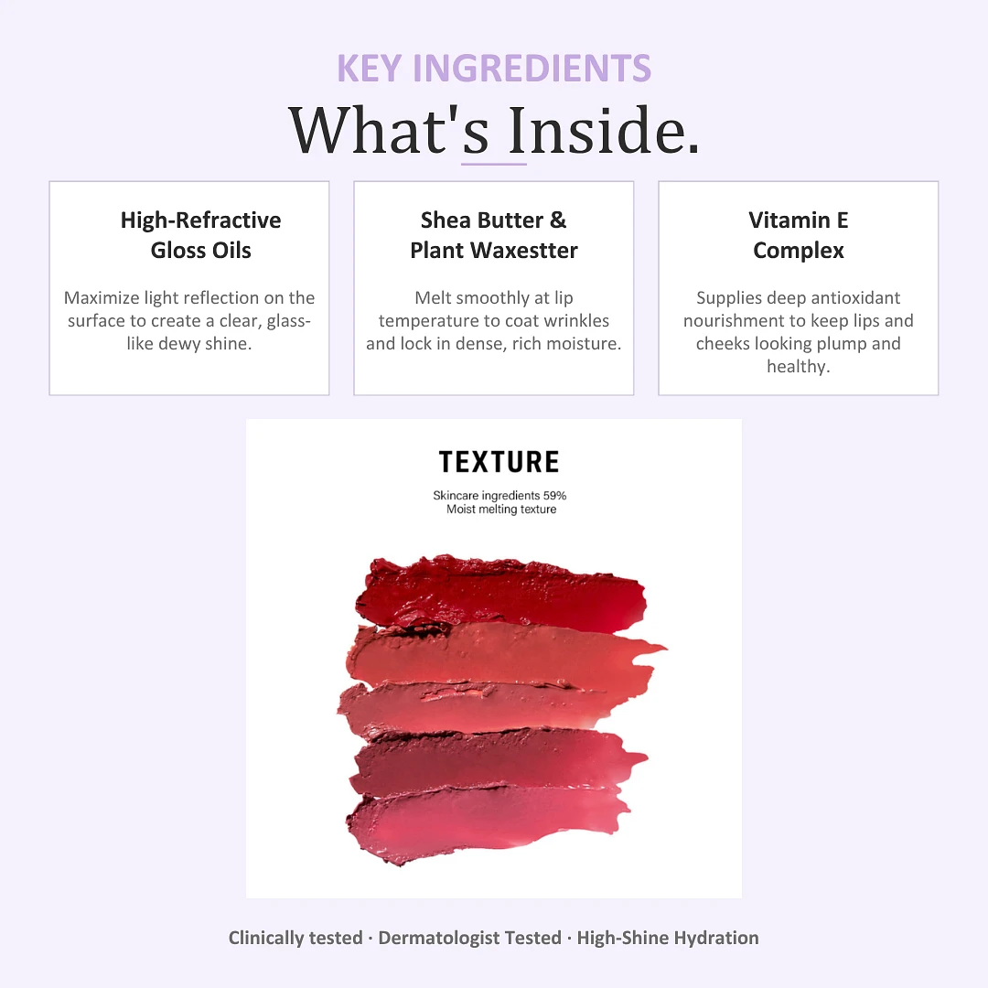 BRAYE Lipsleek - Glossy Non-Sticky Lip and Cheek