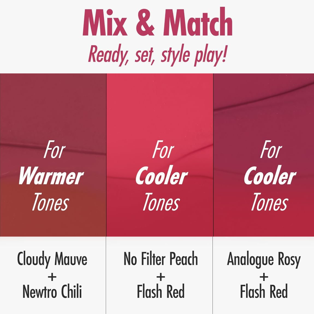 PEACH C Blurry Filter Lip & Cheek Tint - Buttercream Matte Lip Tint blurring effect - 5 Colours