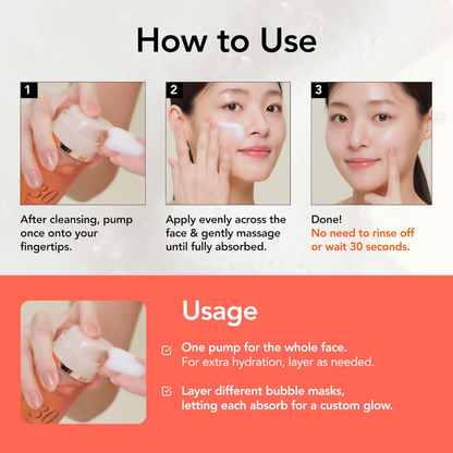 MENOKIN - CLEAR 30 Seconds Quick Bubble Mask(95ml)