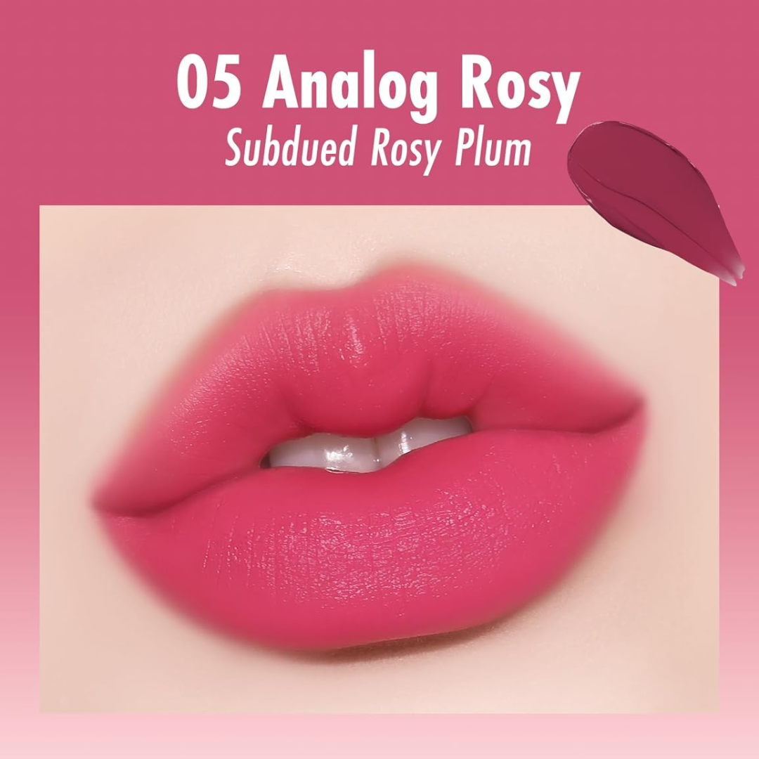 PEACH C Blurry Filter Lip & Cheek Tint - Buttercream Matte Lip Tint blurring effect - 5 Colours