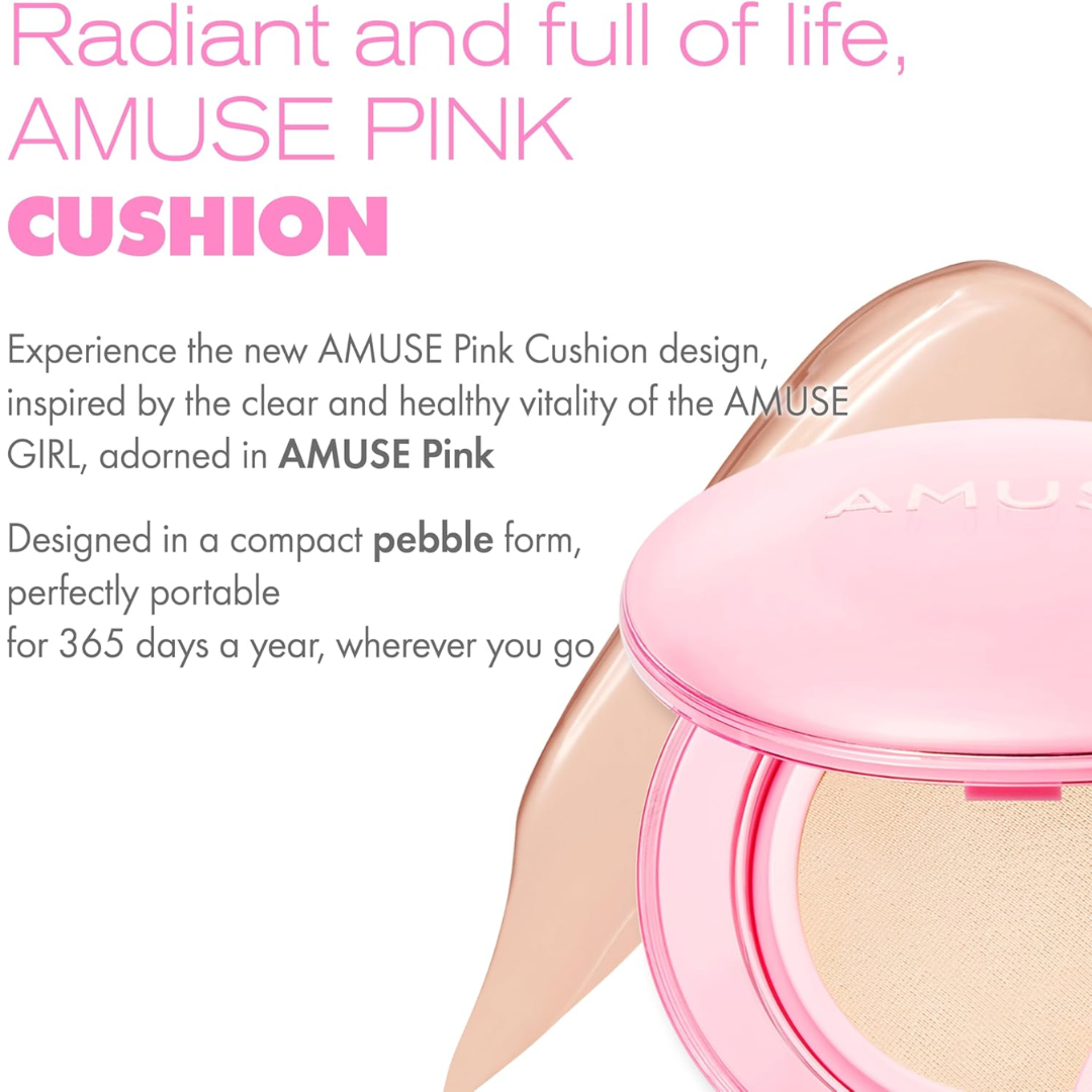 AMUSE Dew Power Cushion Vegan Cushion SPF50+ PA++++