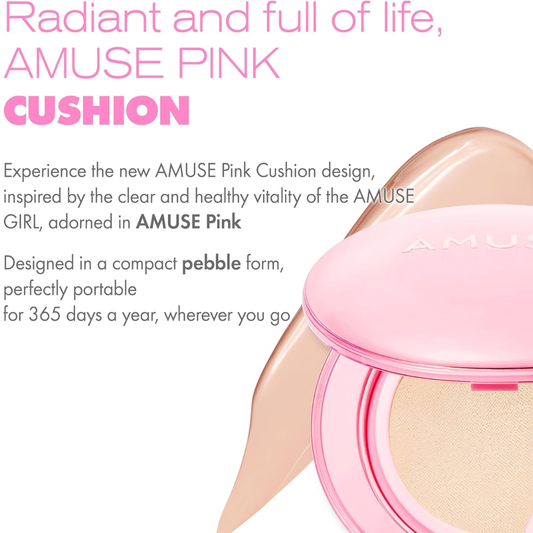 AMUSE Dew Power Cushion Vegan Cushion SPF50+ PA++++