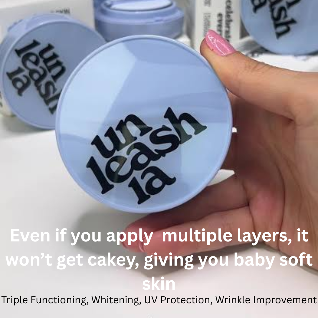 Unleashia Babe Blue Cushion Foundation SPF40 PA++