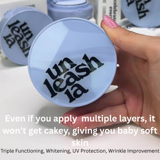 Unleashia Babe Blue Cushion Foundation SPF40 PA++