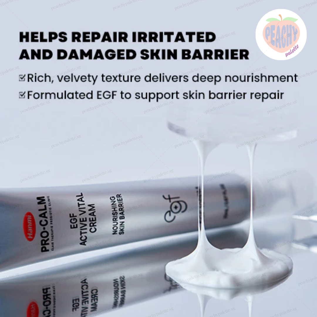 [Hanmi] Pro-Calm EGF Active Vital Repair Cream & EGF Sun Cream - Nourishing Skin Barrier