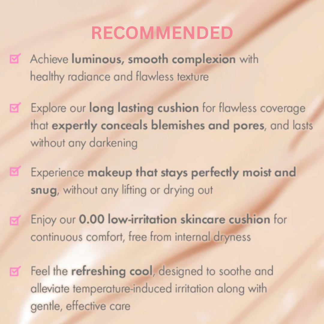 AMUSE Dew Power Cushion Vegan Cushion SPF50+ PA++++