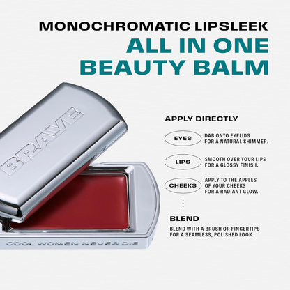 BRAYE Lipsleek - Glossy Non-Sticky Lip and Cheek