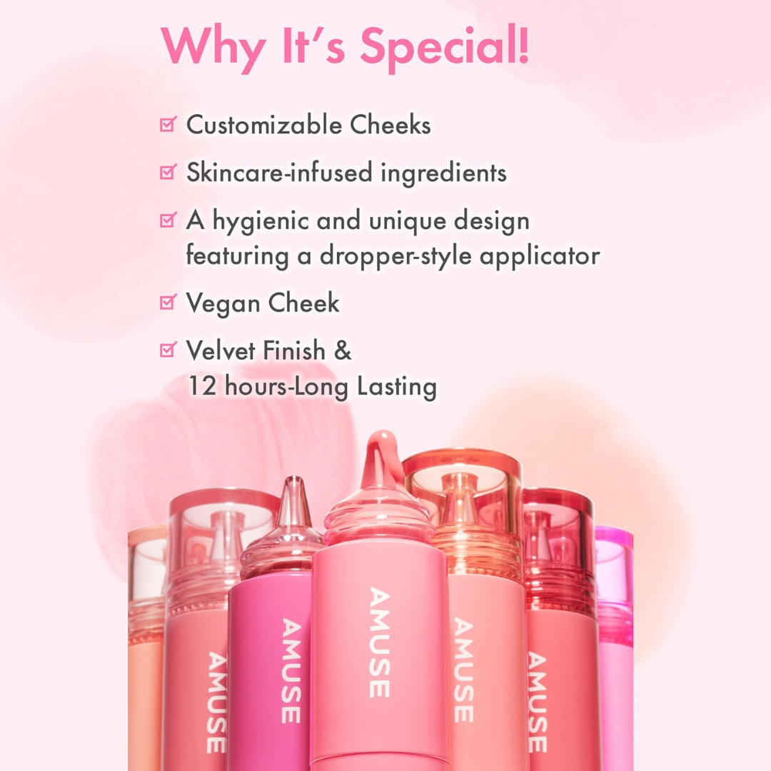 AMUSE Cheek TokTok Liquid Blush - 5.5ml