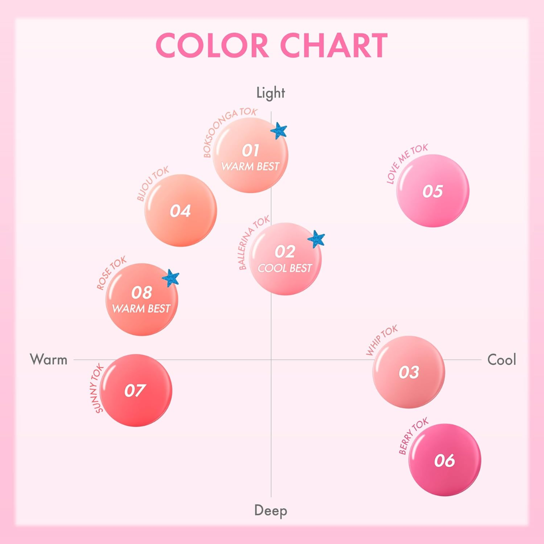 AMUSE Cheek TokTok Liquid Blush - 5.5ml