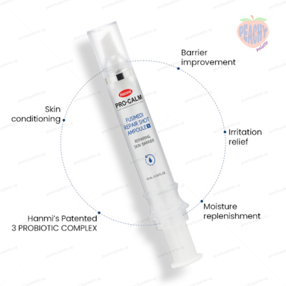 [HANMI] Pro-Calm | FUSIMEDI Ampoule | Skin Barrier Repair Ampoule with Panthenol + Probiotic Complex