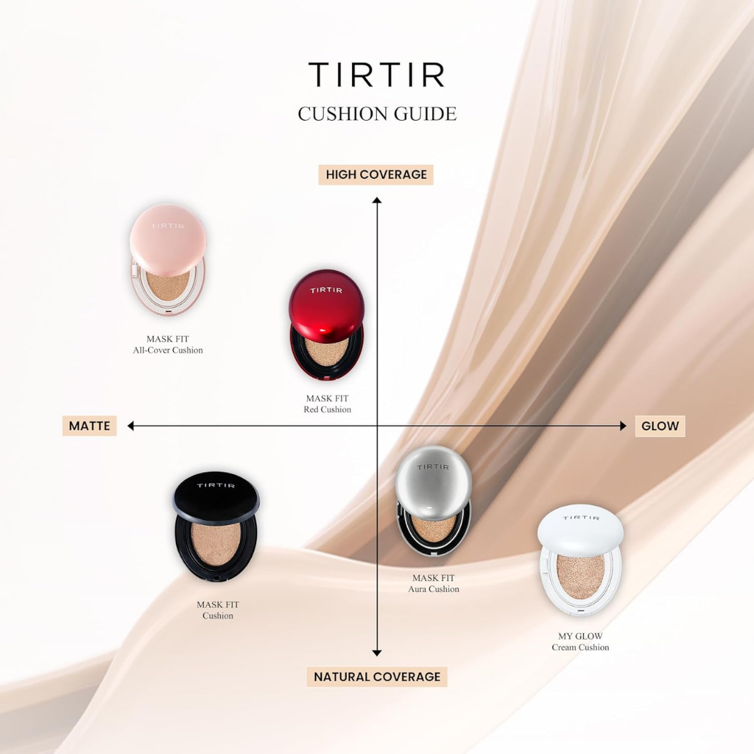 TirTir Mask Fit Red Cushion Foundation (Mid-Coverage - Semi Glow)