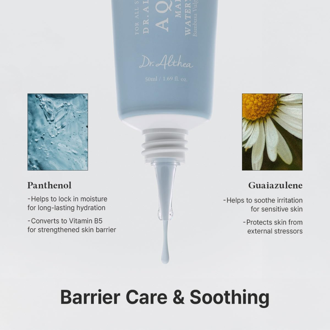 DR. ALTHEA Aqua Marine Watery Cream 50ml - Deep Hydration, Non-sticky