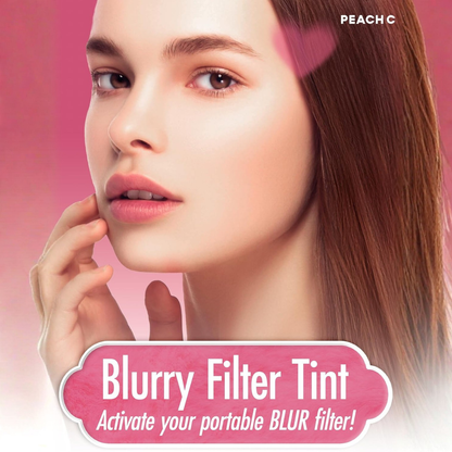 PEACH C Blurry Filter Lip & Cheek Tint - Buttercream Matte Lip Tint blurring effect - 5 Colours