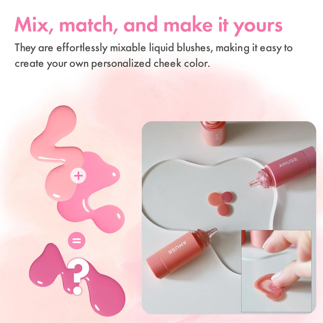 AMUSE Cheek TokTok Liquid Blush - 5.5ml