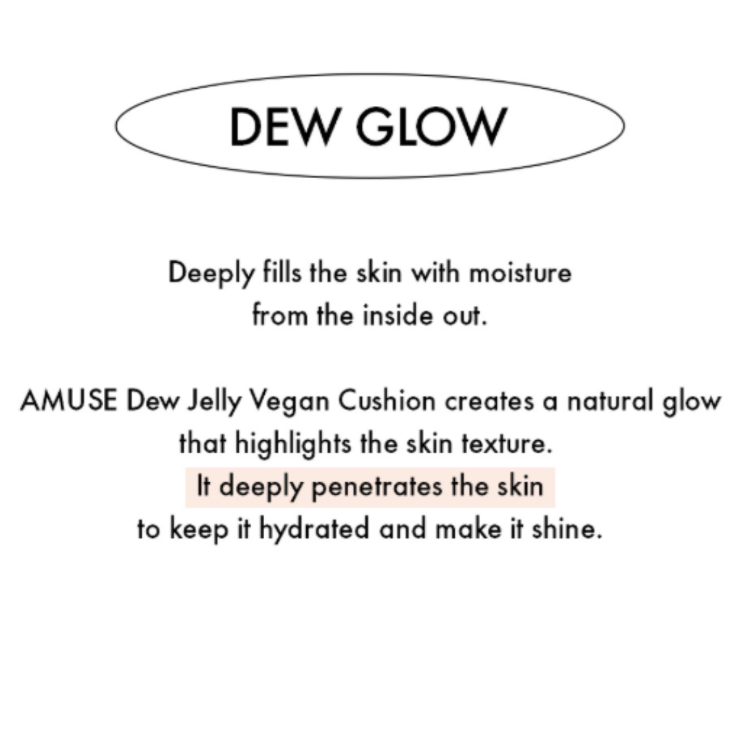 AMUSE Dew Jelly Master Vegan Cushion Foundation - 15g