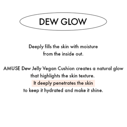 AMUSE Dew Jelly Master Vegan Cushion Foundation - 15g