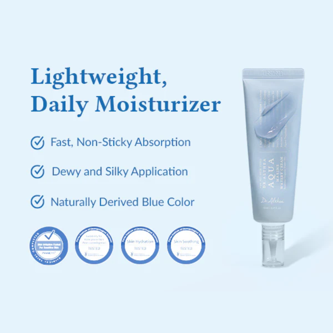 DR. ALTHEA Aqua Marine Watery Cream 50ml - Deep Hydration, Non-sticky