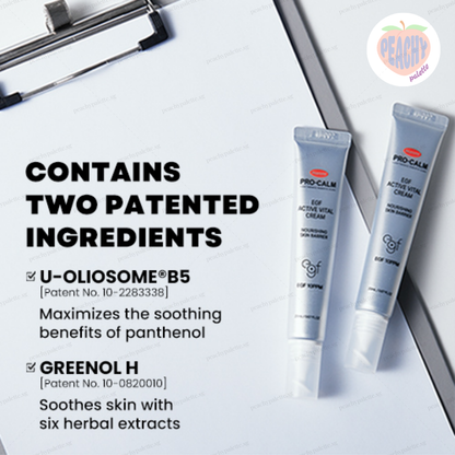 [Hanmi] Pro-Calm EGF Active Vital Repair Cream & EGF Sun Cream - Nourishing Skin Barrier