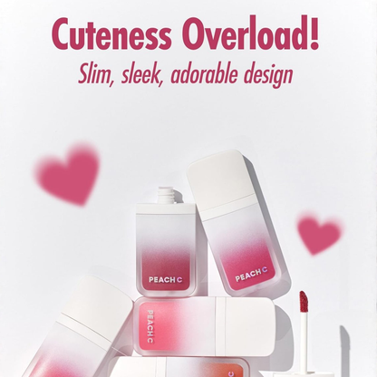 PEACH C Blurry Filter Lip & Cheek Tint - Buttercream Matte Lip Tint blurring effect - 5 Colours