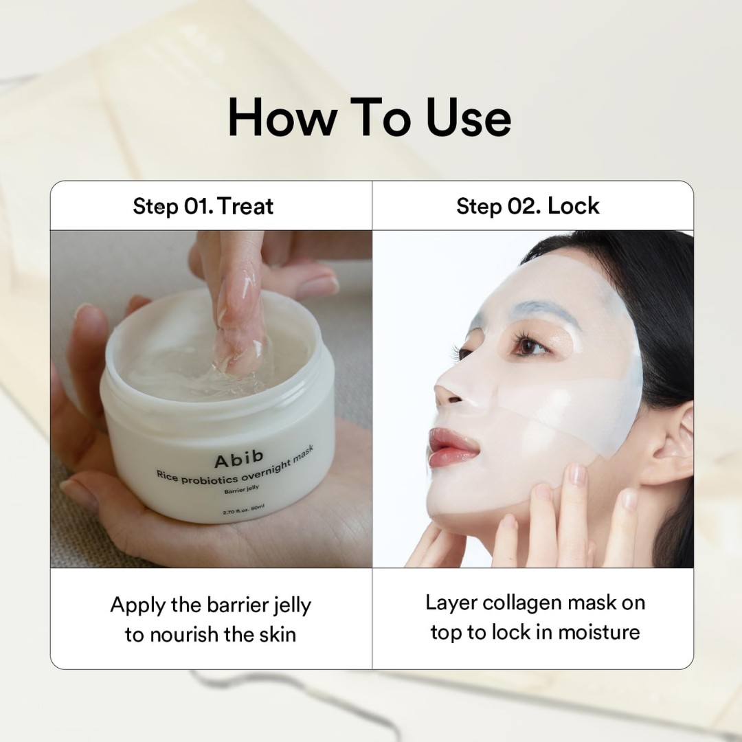 ABIB Collagen Gel Jericho Rose Jelly Face Mask (To Keep Skin Hydrated & Elastic) - 10p