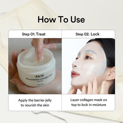 ABIB Collagen Gel Jericho Rose Jelly Face Mask (To Keep Skin Hydrated & Elastic) - 10p