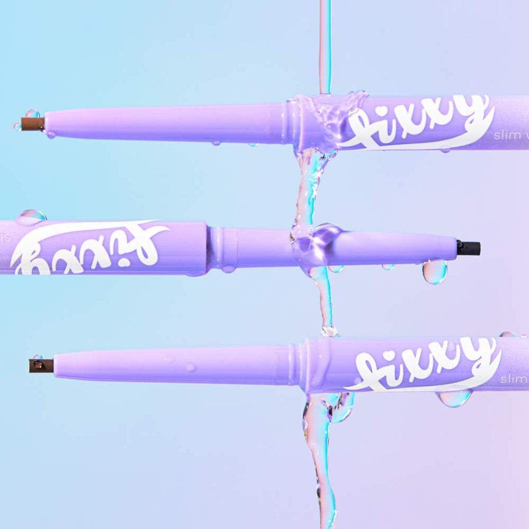 PEACH C Slim Waterproof Fixxyliner - Eyeliner 3 Colours no smudge korean beauty 2mm slim tip