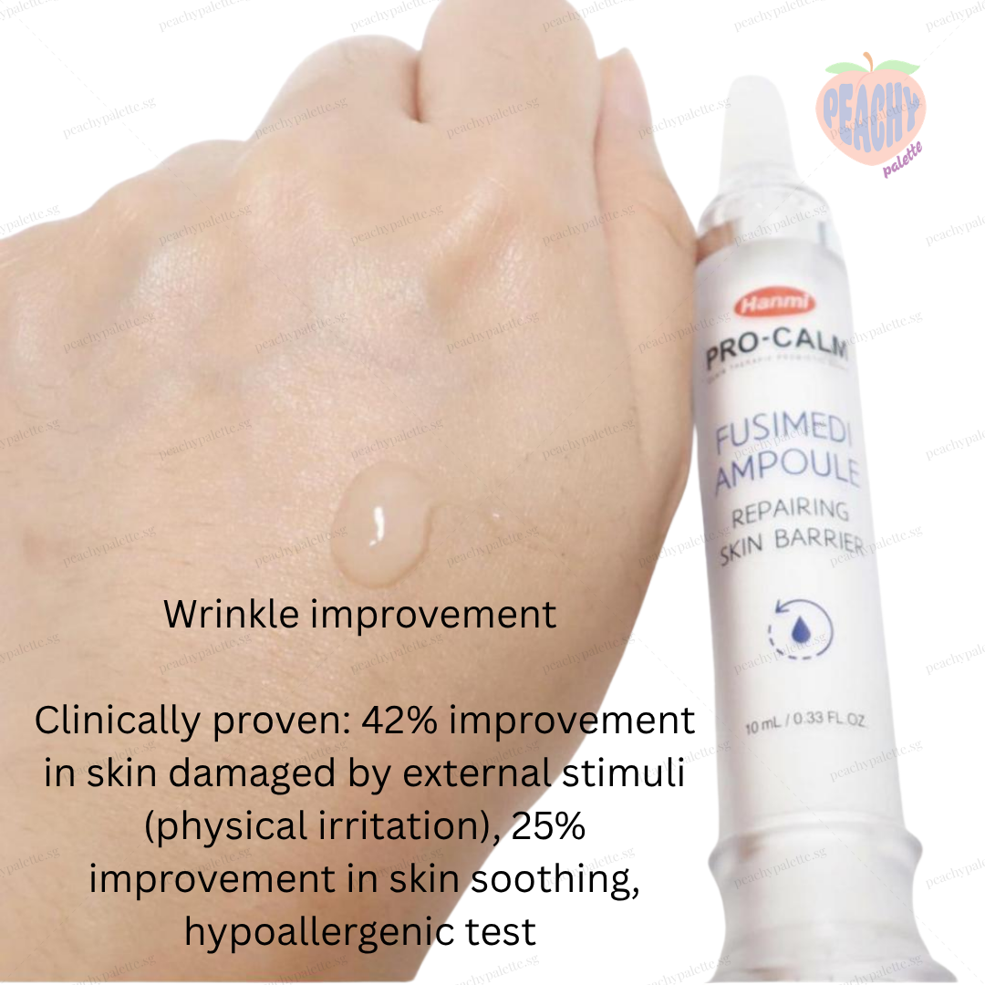 [HANMI] Pro-Calm | FUSIMEDI Ampoule | Skin Barrier Repair Ampoule with Panthenol + Probiotic Complex