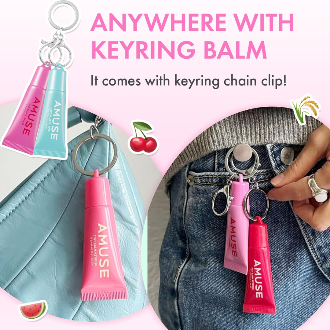AMUSE Care/Tint Balm Keyring