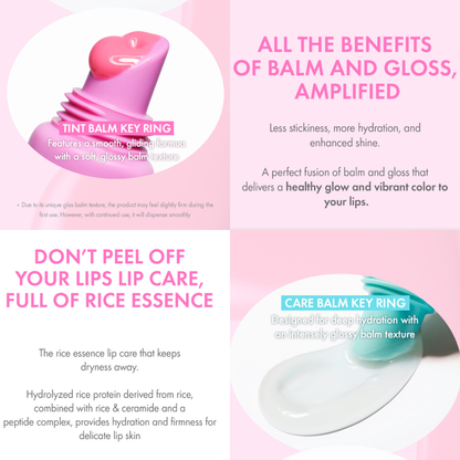 AMUSE Care/Tint Balm Keyring