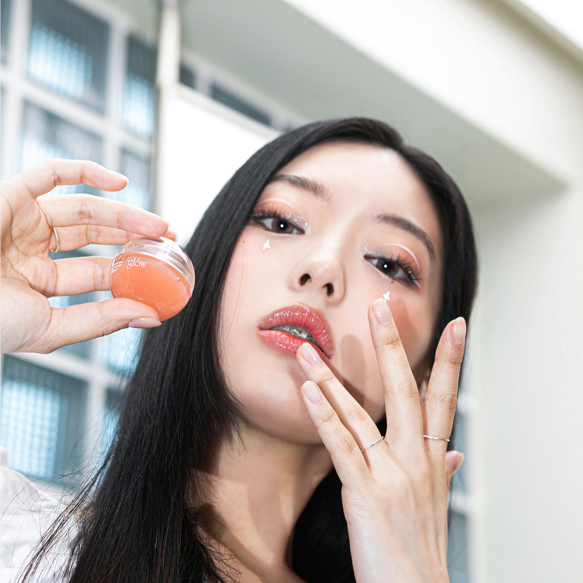 glow Peach Peptide Repair Lip Balm